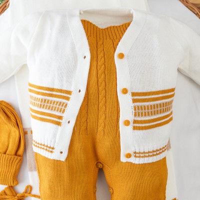 Saída de Maternidade Muriel - Mostarda